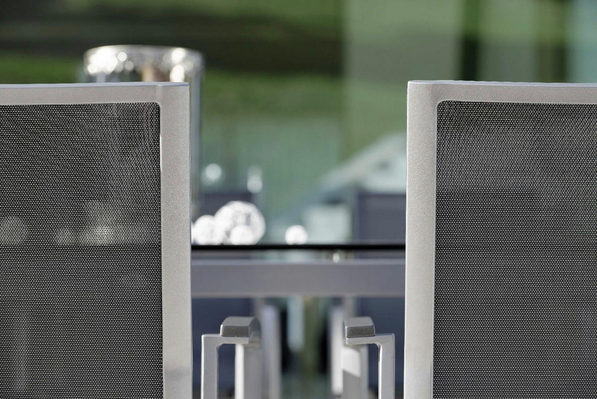 STAPELSESSEL in Metall, Textil Anthrazit, Graphitfarben, Grau  - Anthrazit/Graphitfarben, Design, Textil/Metall (57/89/65cm) - Stern