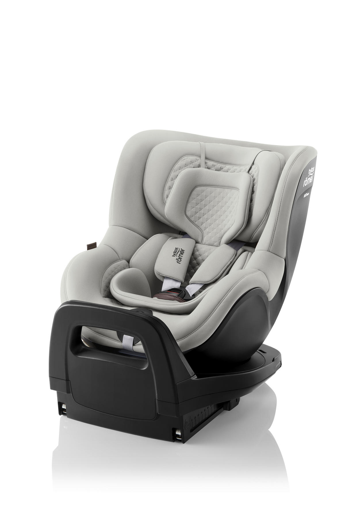 REBOARDER-KINDERSITZ Dualfix Pro M  - Greige/Hellgrau, Basics, Kunststoff/Textil (44/48/74cm) - Britax Römer