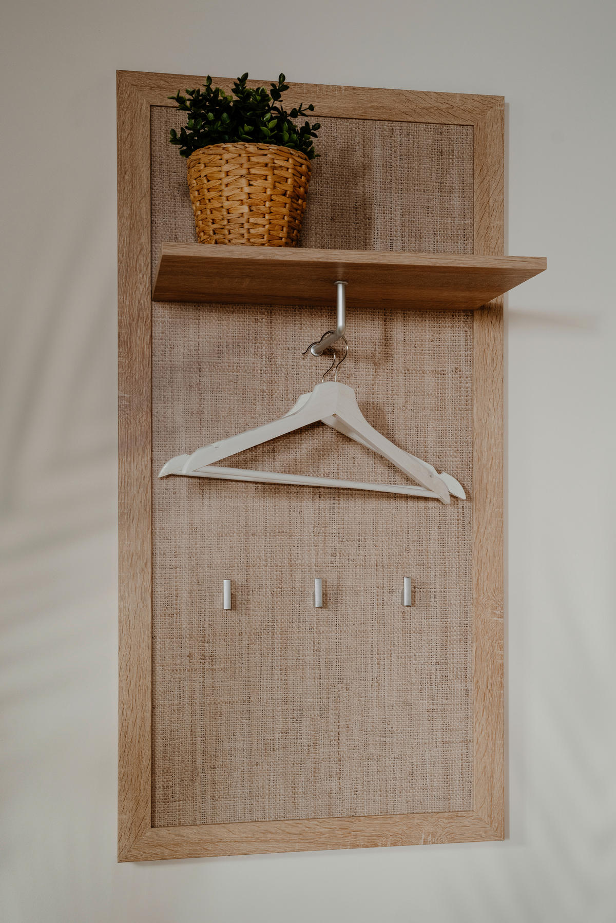 GARDEROBENPANEEL  in 55/110/30 cm  - Eichefarben, Basics, Holzwerkstoff (55/110/30cm) - MID.YOU