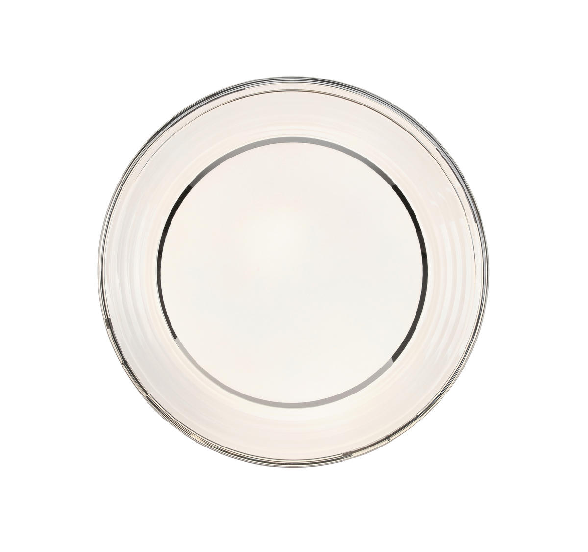 PLAFONIERĂ CU LED - alb/culoare crom, Basics, plastic/metal (48/6,5cm) - Novel