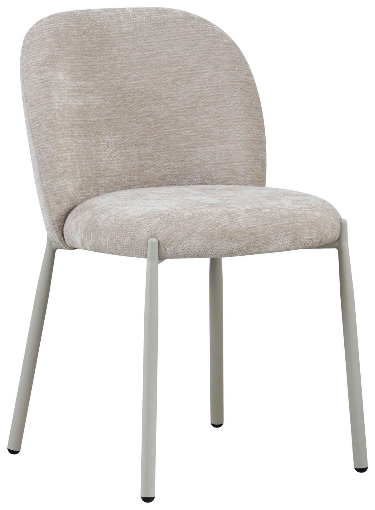 STUHL  Stoffauswahl Struktur  - Beige, Design, Textil/Metall (46/80/60cm) - Stylife