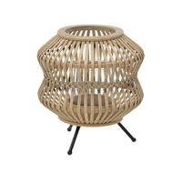 WINDLICHT - Naturfarben, Trend, Holz (27/27/30cm)