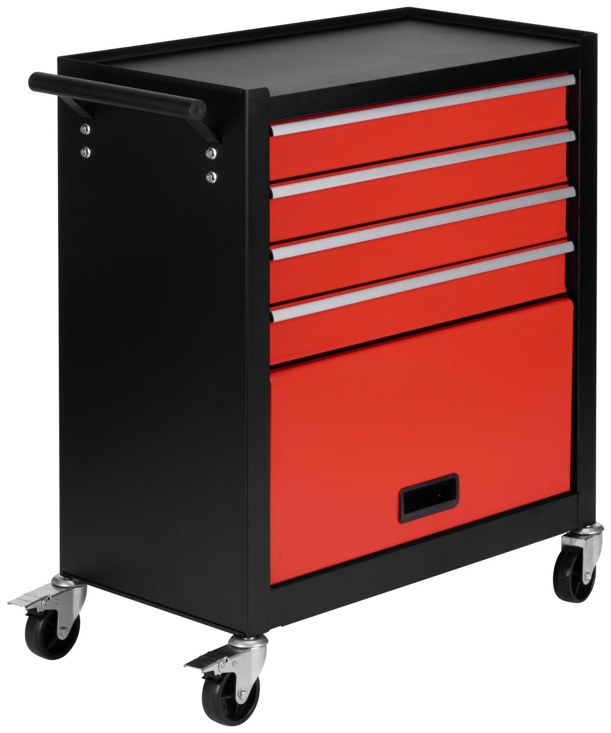 WERKSTATTWAGEN TC-174001  - Rot/Schwarz, KONVENTIONELL, Kunststoff/Metall (61,6/33/74,5cm)