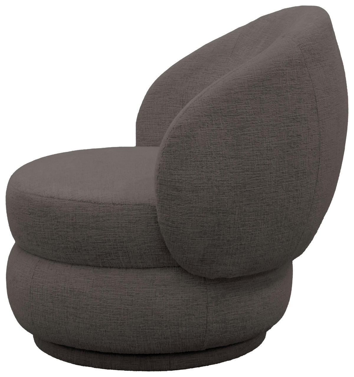 SESSEL in Chenille Dunkelbraun  - Dunkelbraun/Beige, MODERN, Textil (82/80/82cm) - Livetastic