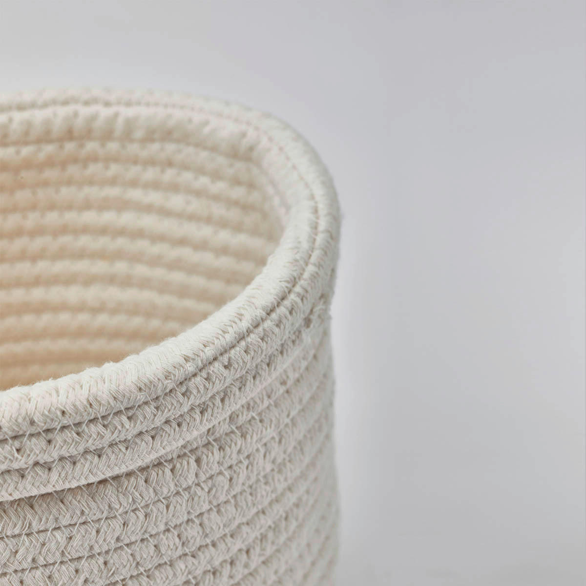 AUFBEWAHRUNGSKÖRBCHEN  - Weiß, Basics, Textil (24/18/16cm) - Aquanova