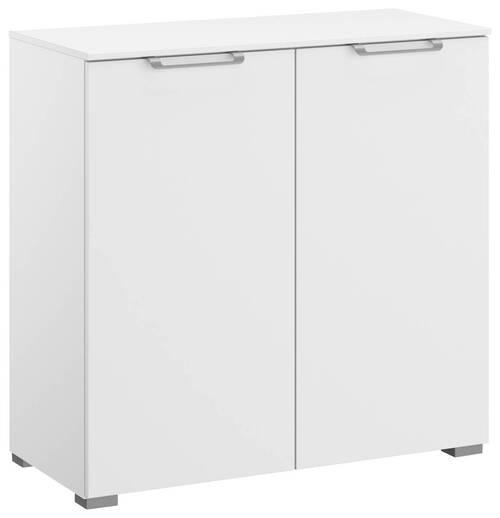 KOMMODE  in 80/81/42 cm  - Silberfarben/Alufarben, Design, Holzwerkstoff/Kunststoff (80/81/42cm) - Novel