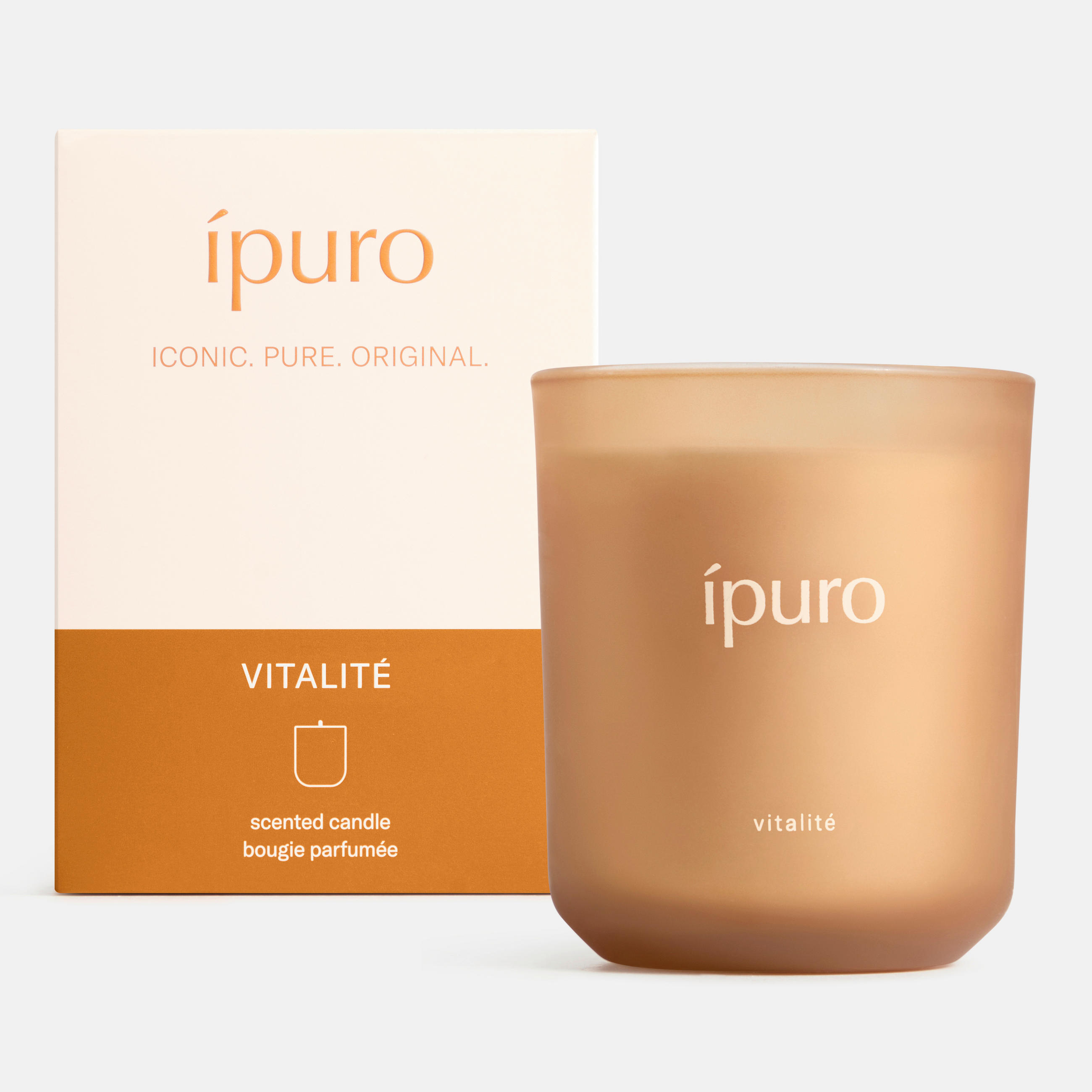 DUFTKERZE  - Orange, Basics, Glas (9/9/11,5cm)