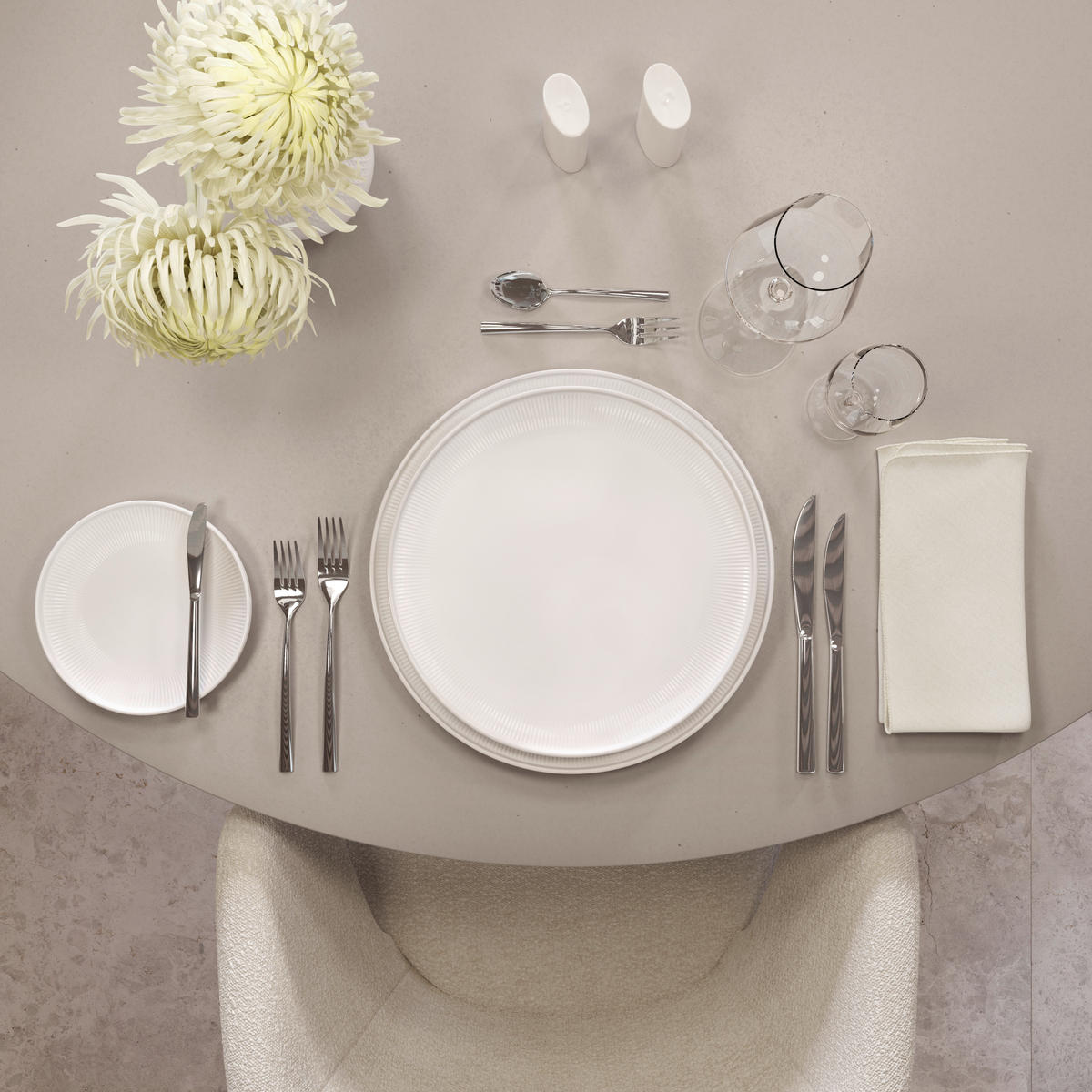 SPEISETELLER Afina 27 cm  - Weiss, Konventionell, Keramik (27cm) - Villeroy & Boch