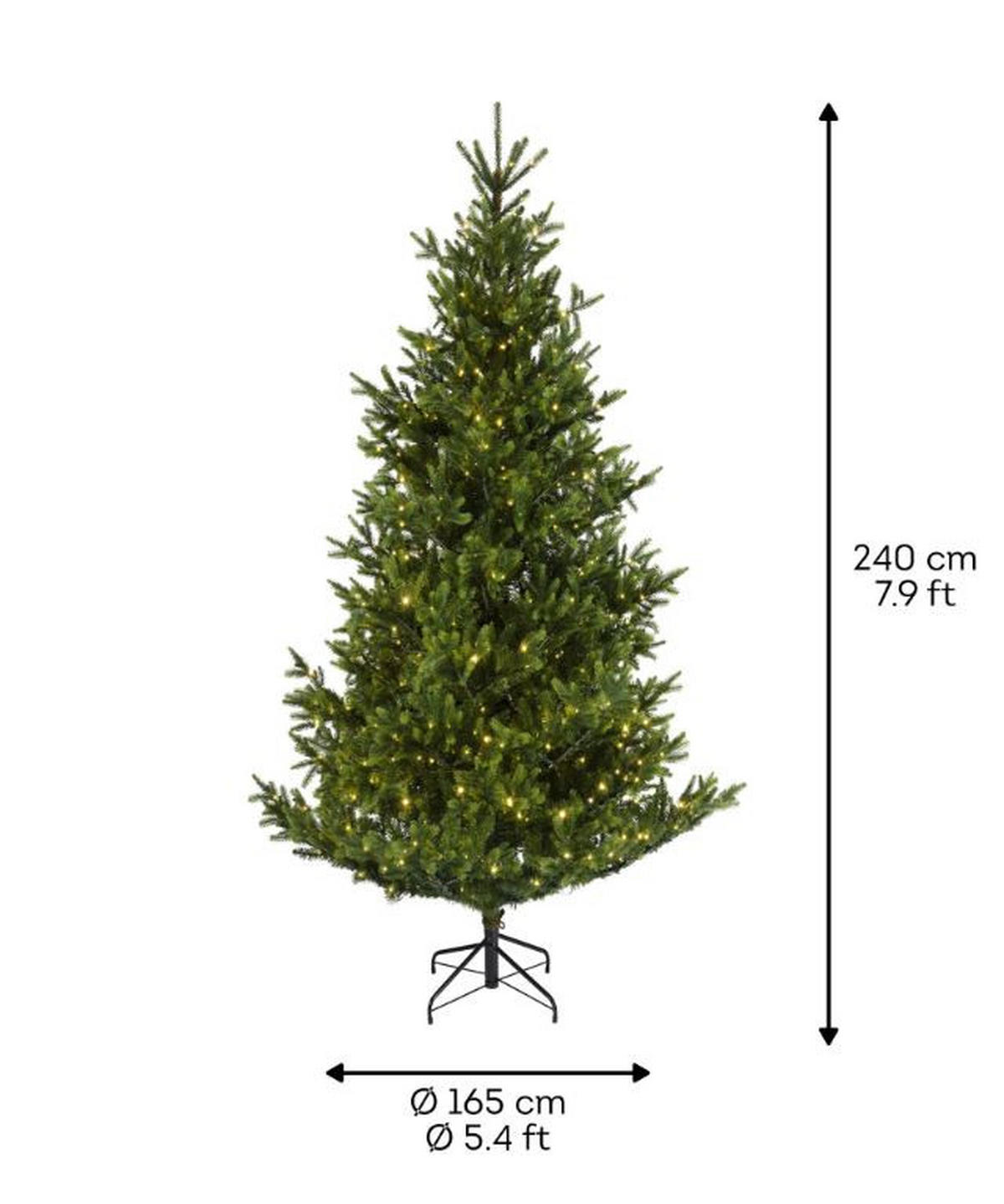 BOŽIČNA JELKA  - Basics (165/240cm) - X-Mas
