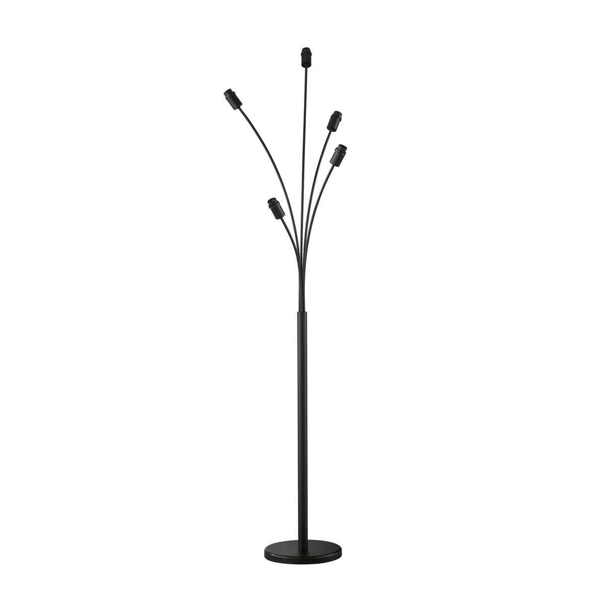 GOLVLAMPA Modular XS 36/161 cm    - svart, Basics, metall (36/161cm) - Fischer & Honsel