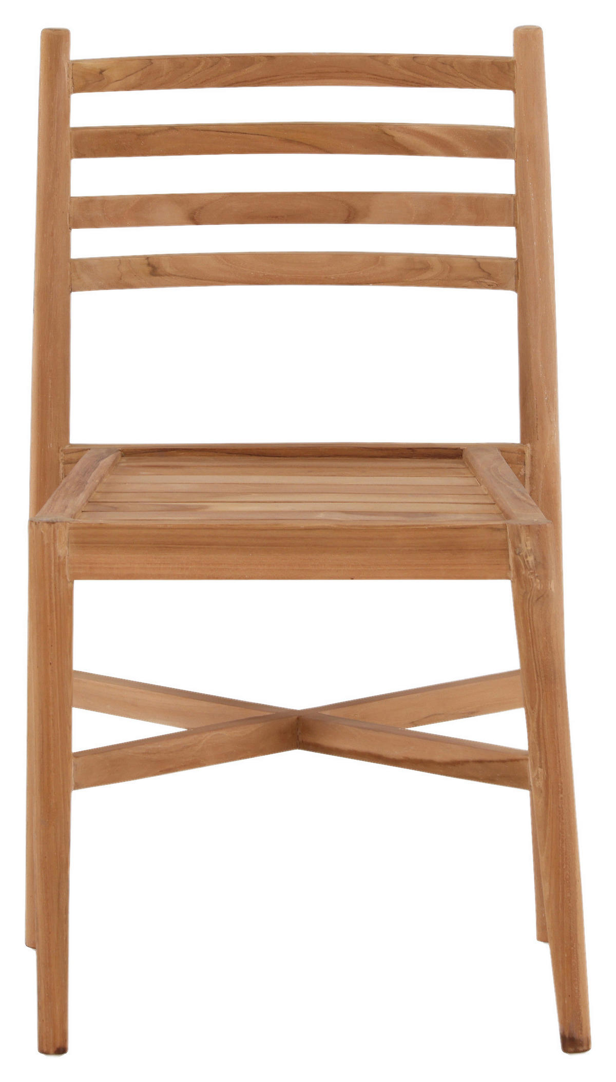 STAPELSESSEL Teakholz Teakfarben  - Teakfarben, KONVENTIONELL, Holz (50/81/52cm) - Gardenson