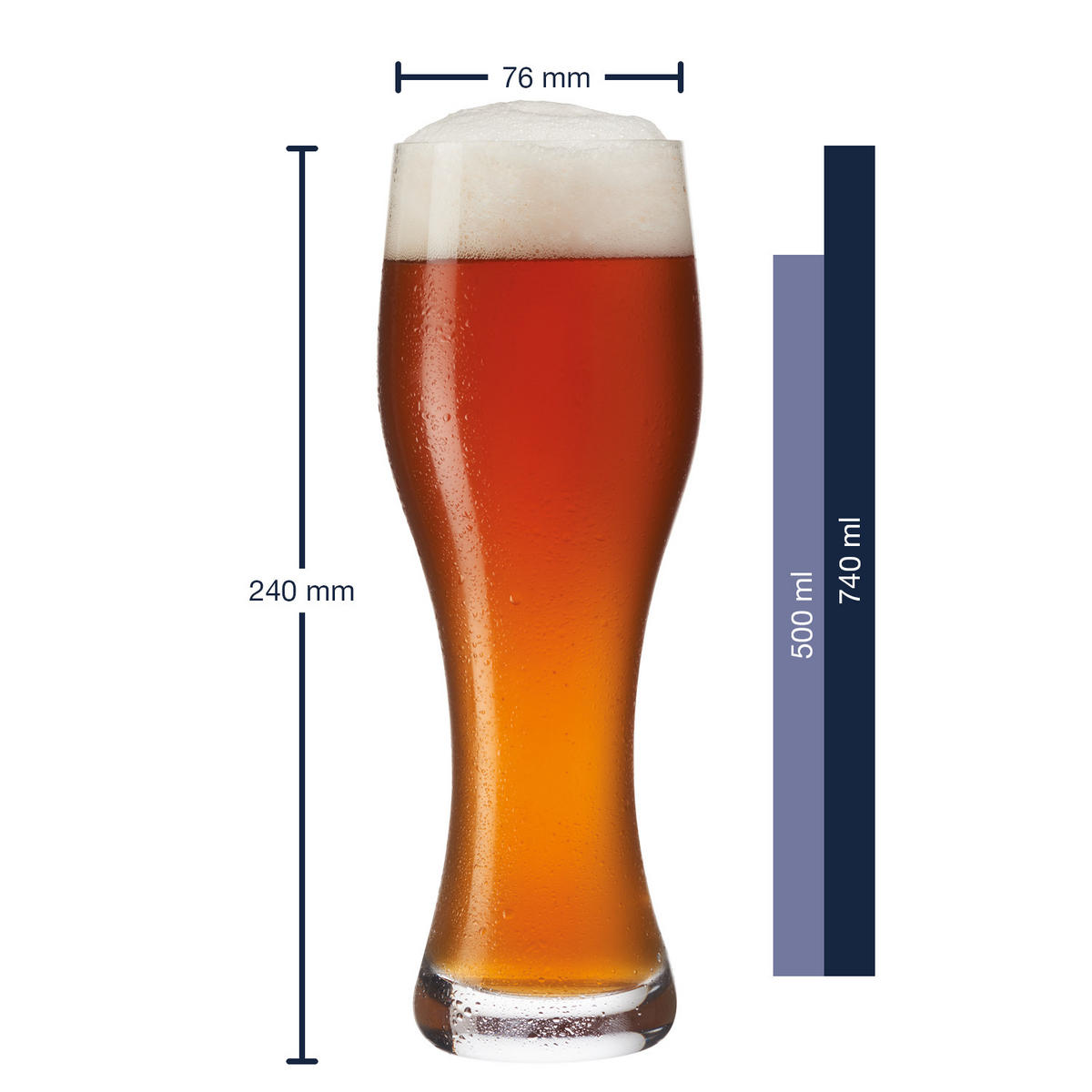 GLÄSERSET Taverna 8-teilig  - Transparent, Basics, Glas (8,60/24,00cm) - Leonardo