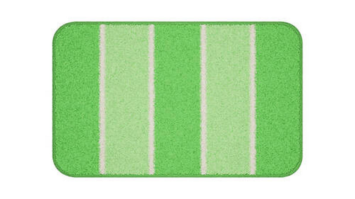 BADEMATTENSET Grün 50x80/40x50 cm  - Grün, Basics, Kunststoff/Textil (50x80/40x50cm) - Grund