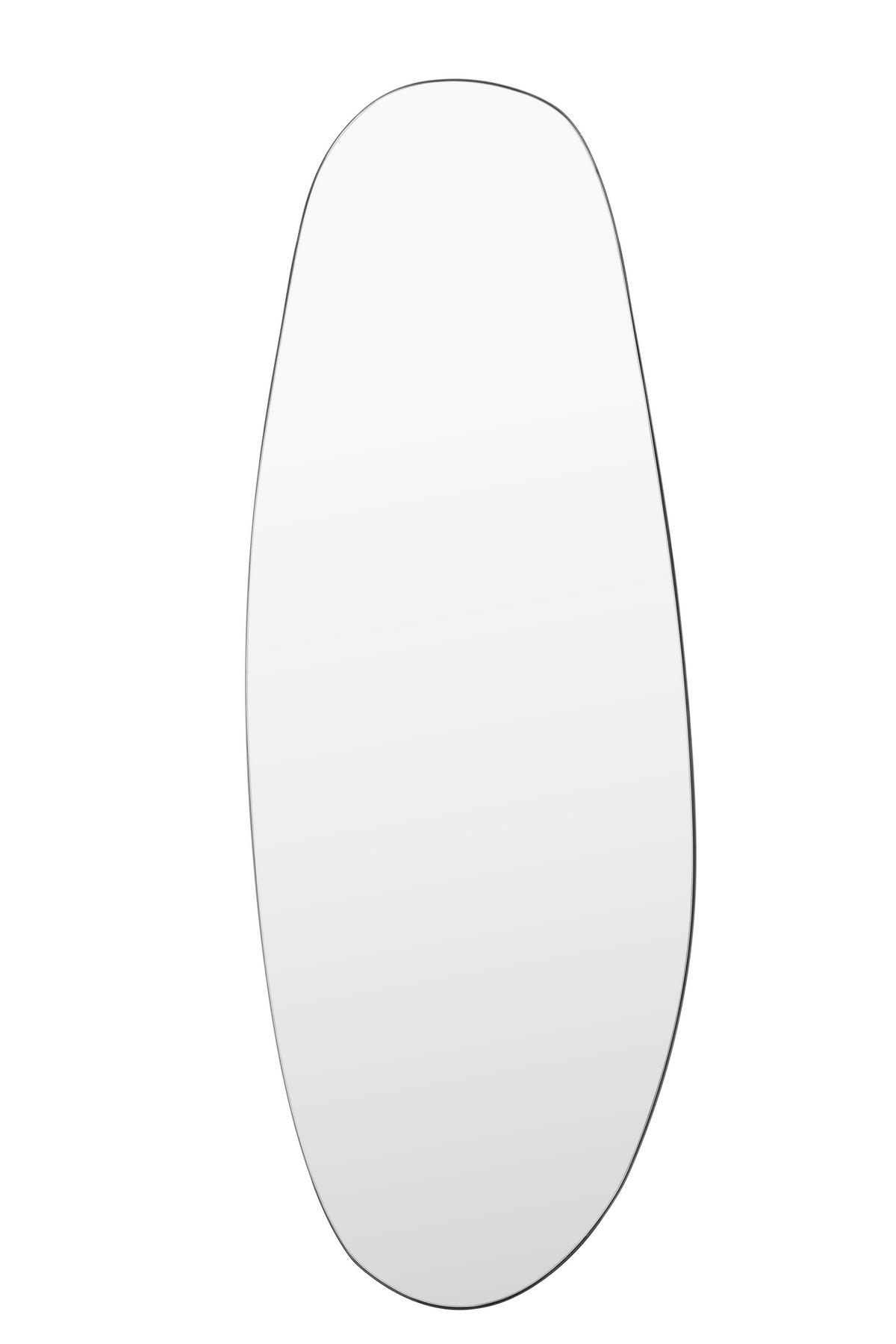 WANDSPIEGEL 55/150/2.5 cm    in Freiform  - Schwarz, Design, Glas/Holzwerkstoff (55/150/2.5cm) - Landscape