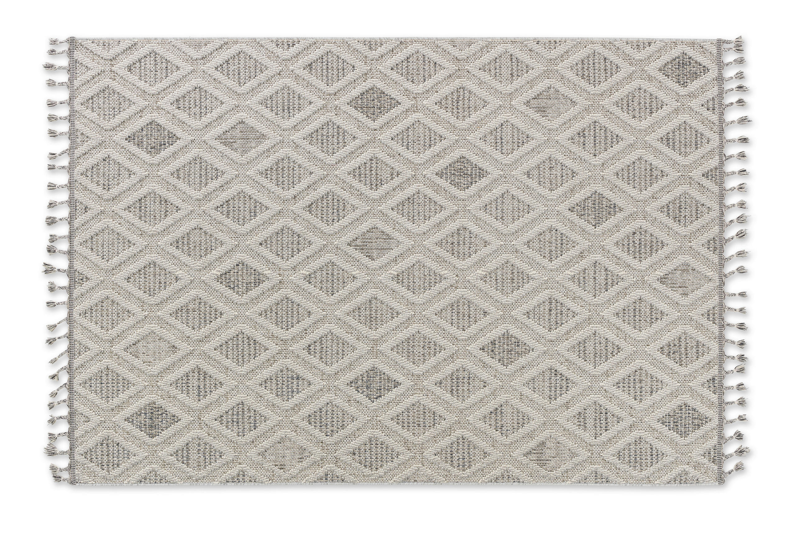 WEBTEPPICH 160/230 cm Hellgrau  - Hellgrau, Design, Textil (160/230cm) - Novel