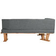 ECKBANK 155/205 cm  in Dunkelgrau  - Eichefarben/Dunkelgrau, Natur, Holz/Textil (155/205cm) - Moderano