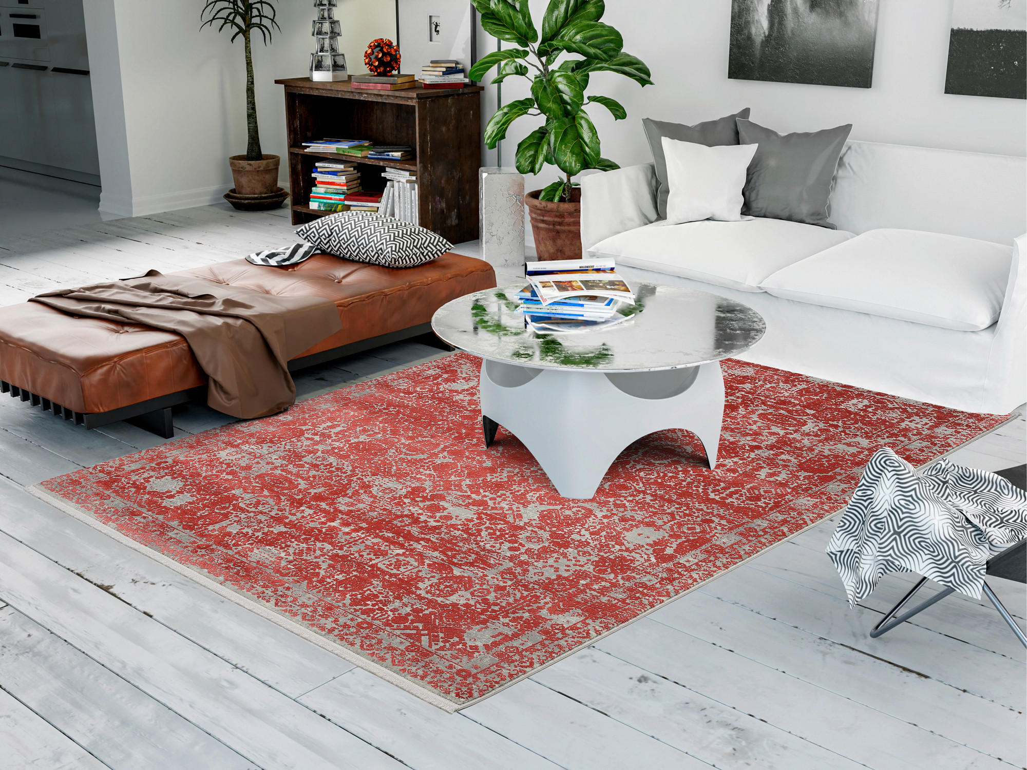 TKANÝ KOBEREC, 80/150 cm, červená - červená, Lifestyle, textil (80/150cm) - Dieter Knoll