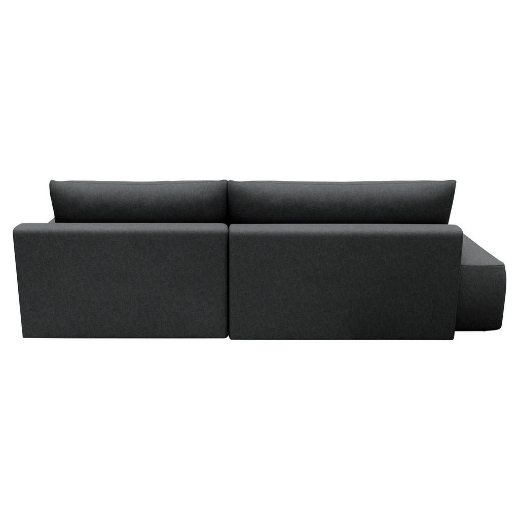 Thumbnail - Trendmanufaktur Eckschlafsofa Prag, Graphit, Textil, 4-Sitzer, Füllung: Schaumstoff, 253x167 cm, Made in Europe, Schlafe...