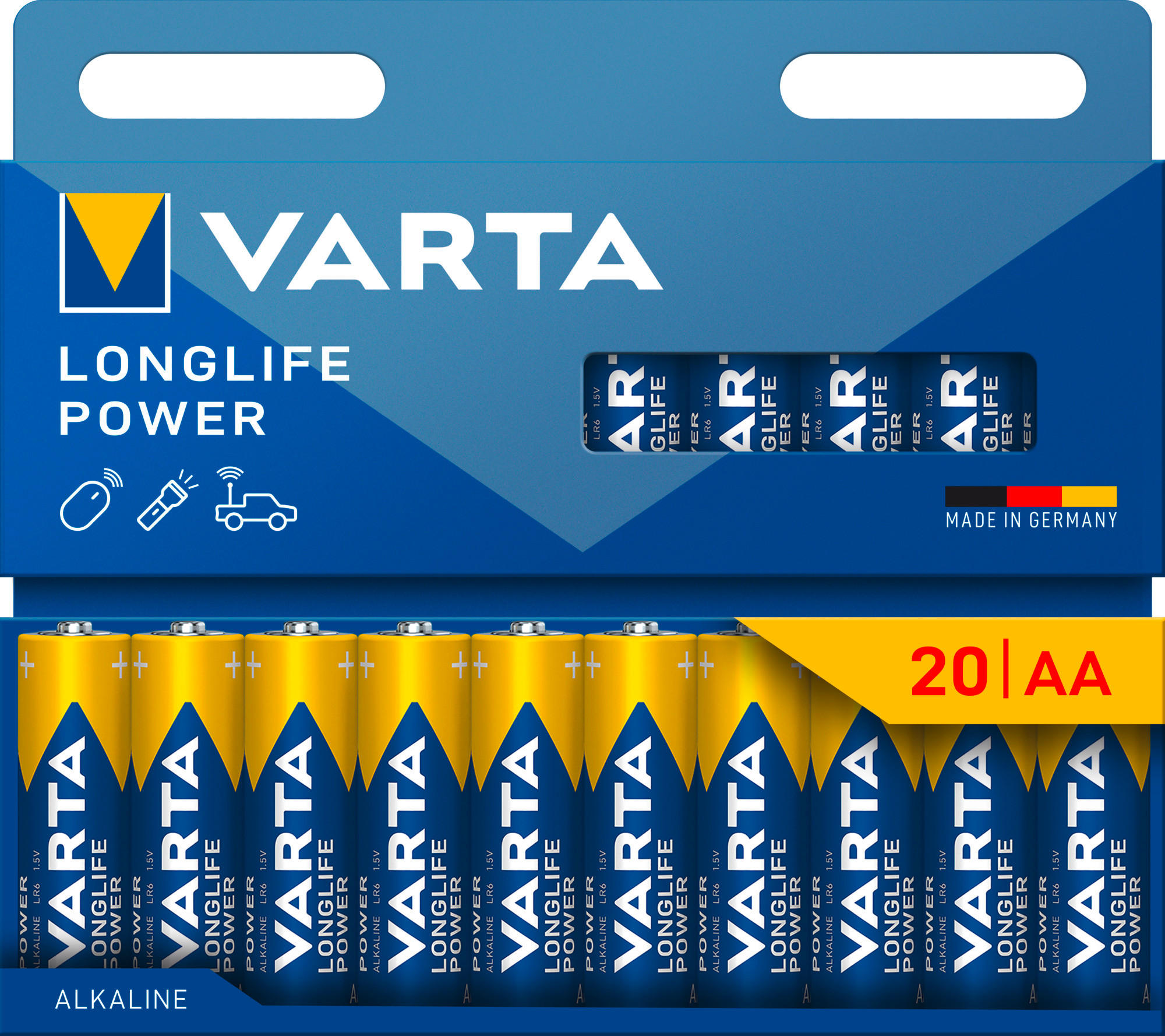 BATTERIE - Basics (14,36/12,70/1,54cm) - Varta