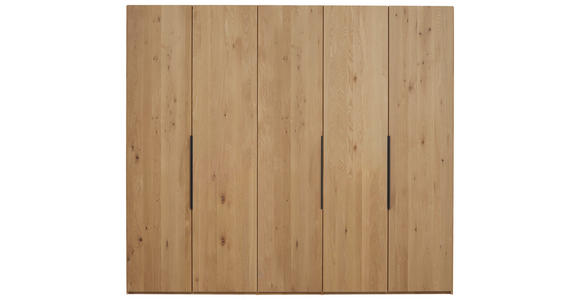 DREHTÜRENSCHRANK 251,9/223,3/62 cm 5-türig Erlefarben, Wildeiche - Wildeiche/Erlefarben, Design, Holz/Metall (251,9/223,3/62cm) - Valnatura