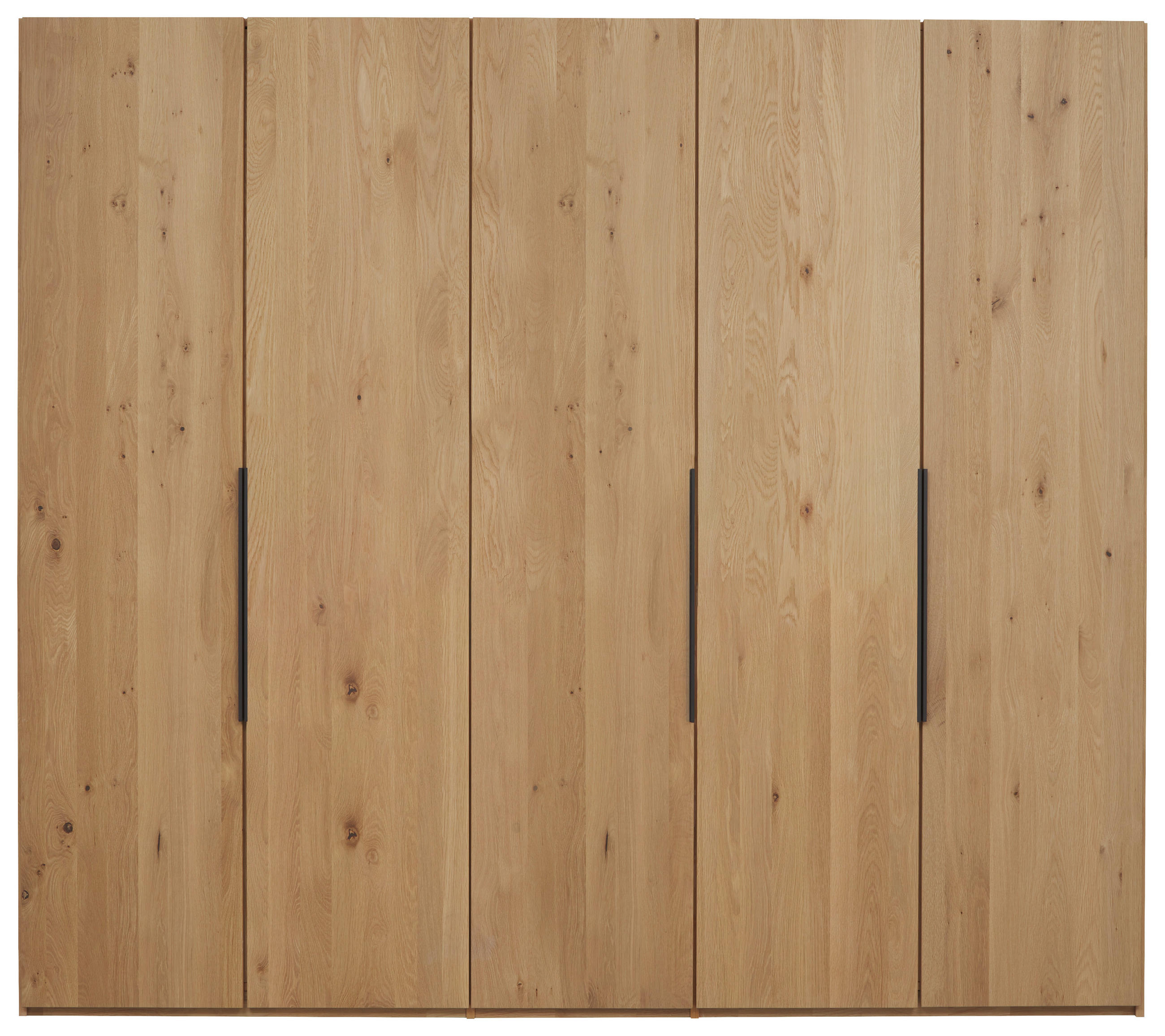 Thumbnail - Valnatura Drehtürenschrank, Erle, Wildeiche, Holz, Erle, Wildeiche,Erle, massiv, 6 Fächer, 251.9x223.3x62 cm, Goldenes M...