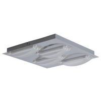LED-DECKENLEUCHTE 30/5 cm   - Chromfarben, Basics, Kunststoff/Metall (30/5cm) - Näve