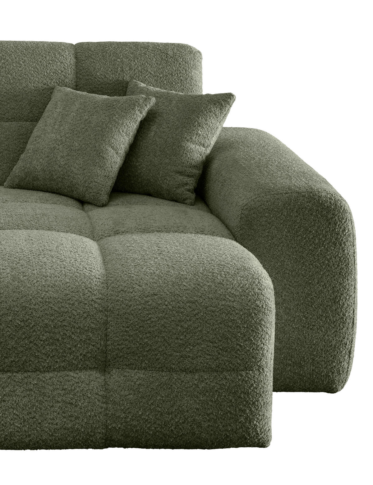 XXL-SESSEL - Waldgrün/Schwarz, MODERN, Kunststoff/Textil (181/87/155cm) - Livetastic