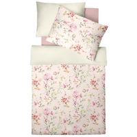 POSTELJINA 140/200 cm makosaten krem, svetloružičasta, tamnoružičasta, bakarna, svetlobraon, žalfijazelena  - tamnoružičasta/svetloružičasta, Konvencionalno, tekstil (140/200cm) - Fleuresse