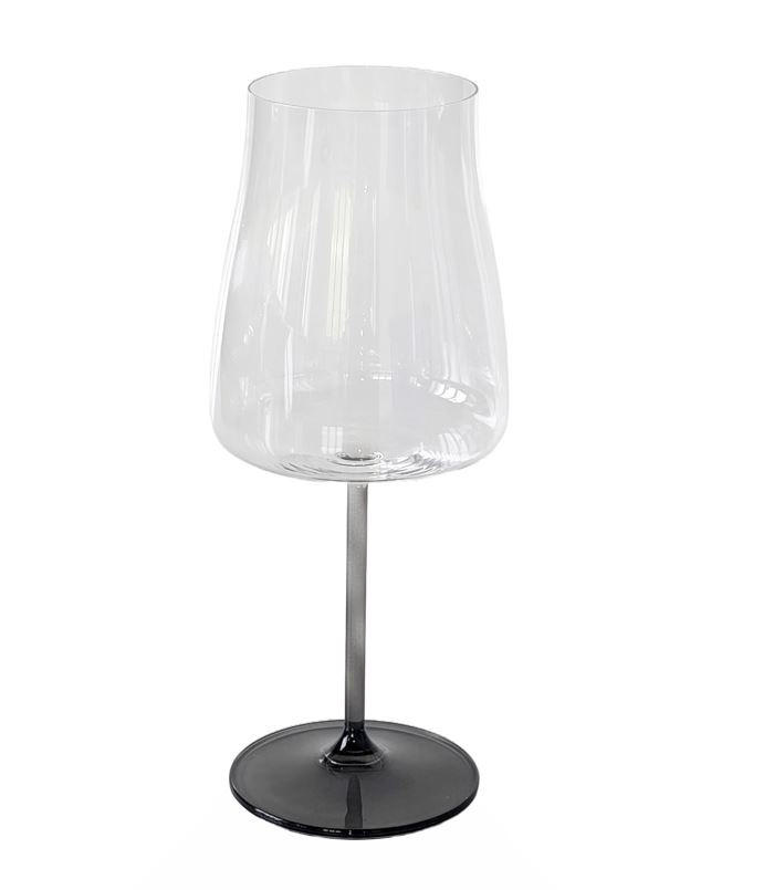 RÖDVINSGLAS 600 ml  - klar/grå, Klassisk, glas (0,60l) - Novel