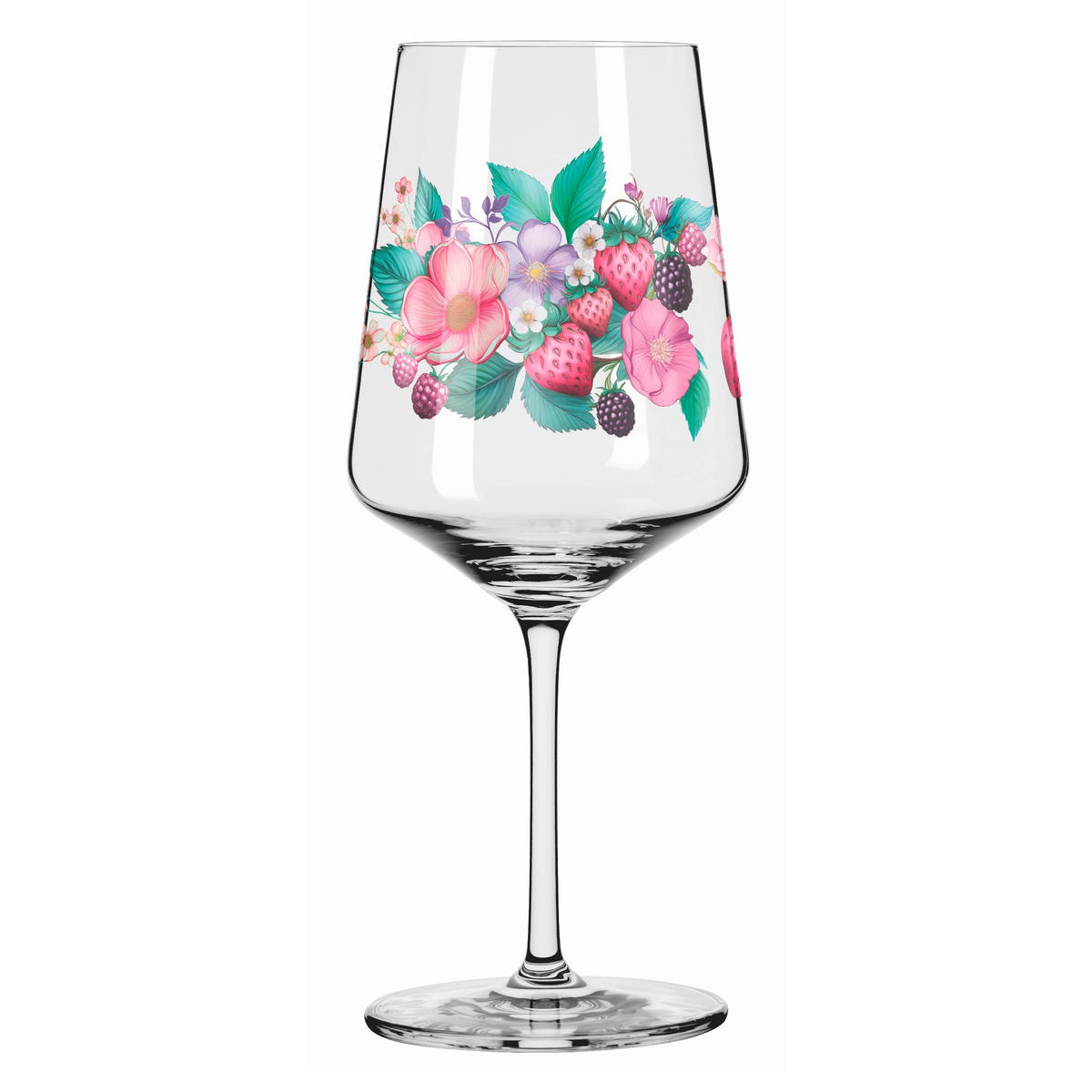 GLÄSERSET Sommersonett  2-teilig  - Pink/Transparent, Trend, Glas (9,3/22,5cm) - Ritzenhoff