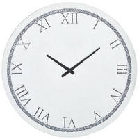 FALIÓRA 60/60/3,7 cm   - ezüstszínű, Trend, faalapú anyag/Üveg (60/60/3,7cm) - Xora