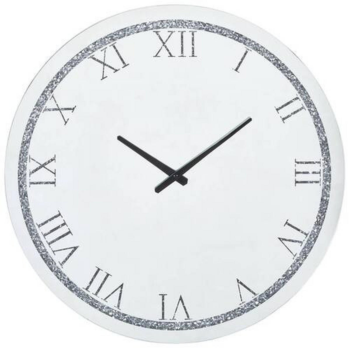 FALIÓRA 60/60/3,7 cm   - ezüstszínű, Trend, faalapú anyag/Üveg (60/60/3,7cm) - Xora
