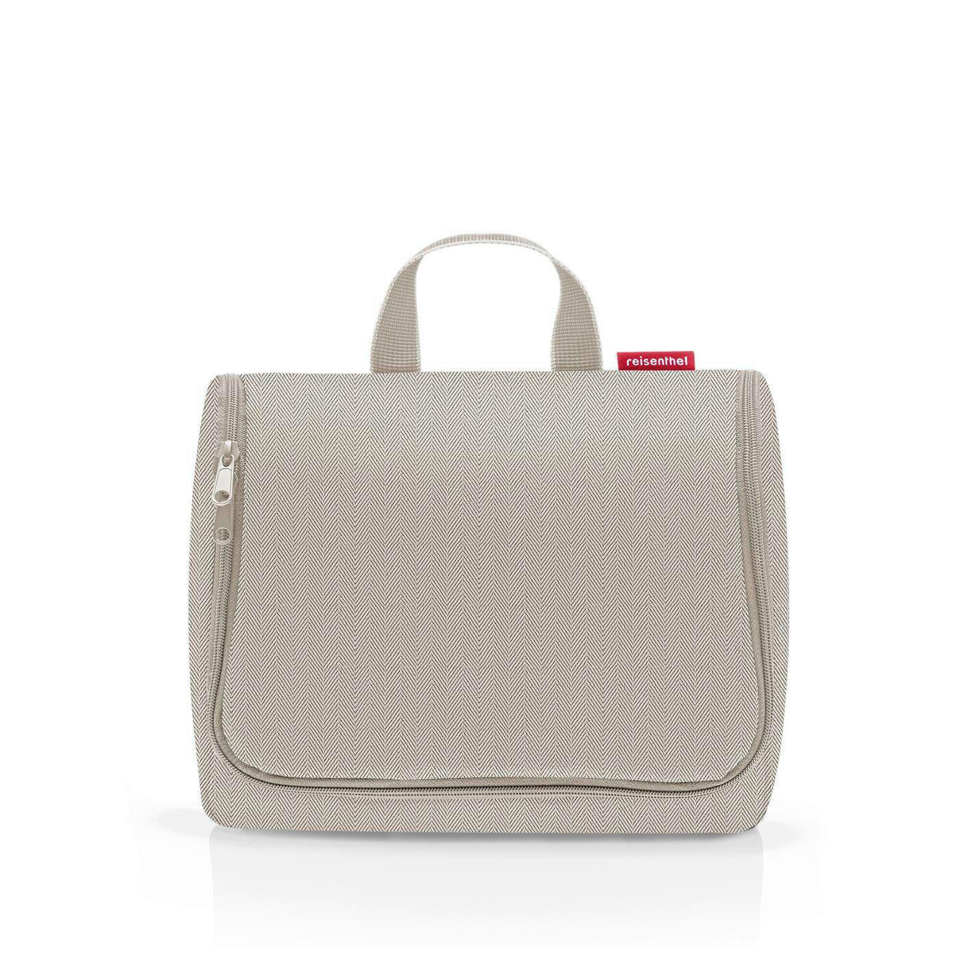 Reisenthel Kosmetiktasche Toiletbag XL herringbone sand Beige 28x23x10 cm