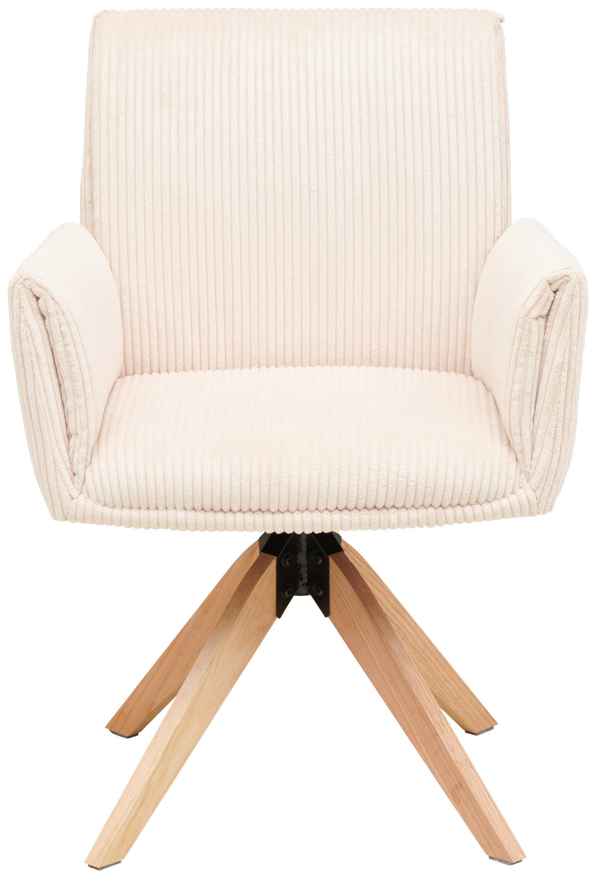 ARMLEHNSTUHL in Holz, Metall, Textil Beige  - Beige/Naturfarben, LIFESTYLE, Holz/Textil (65/90/62,5cm) - MID.YOU