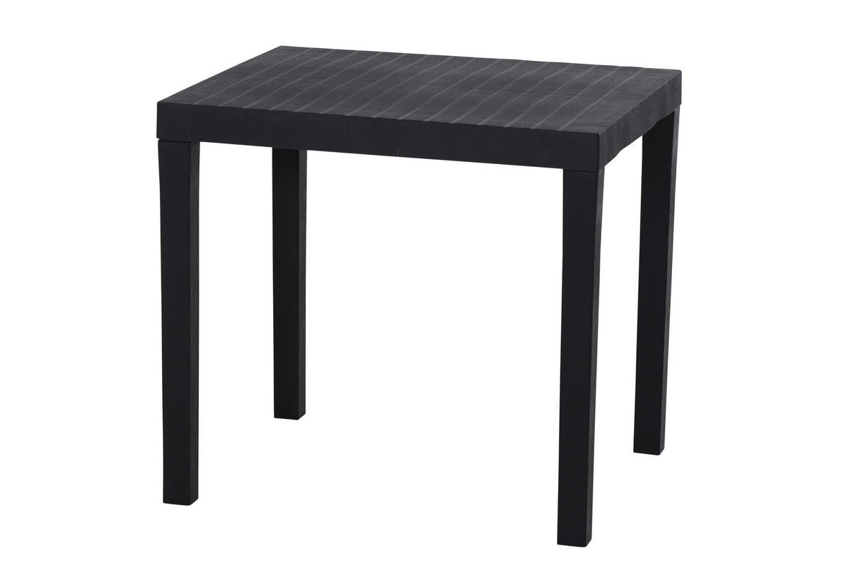 BALKONSET  3-teilig  - Anthrazit, MODERN, Kunststoff (65/72/78cm) - Gardenson