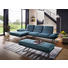 WOHNLANDSCHAFT in Textil Blau - Blau, Design, Textil/Metall (159/314cm) - Koinor WOHNLANDSCHAFT in Textil Blau - Blau, Design, Textil/Metall (159/314cm) - Koinor
