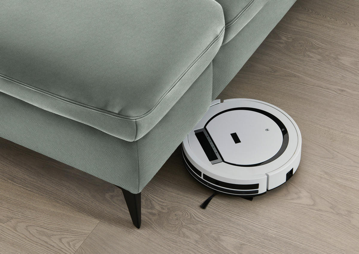 ECKSOFA  in Chenille Hellgrau  288/198 cm  - Hellgrau/Schwarz, Design, Textil/Metall (288/198cm) - Beldomo Style