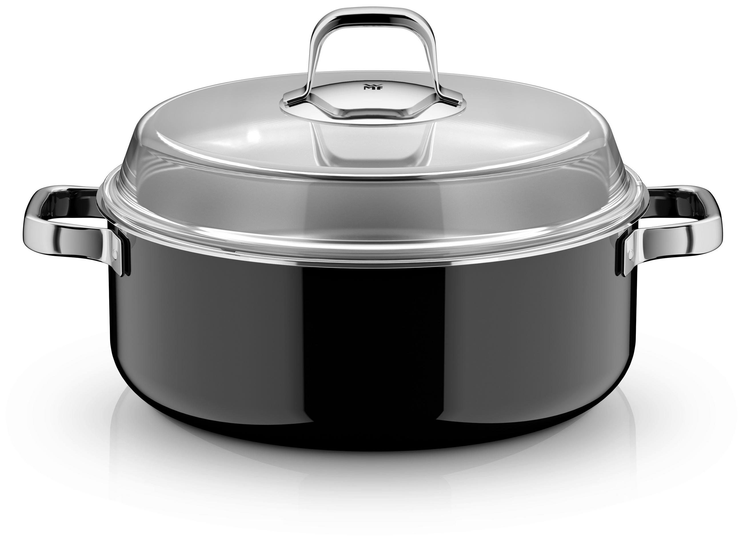 SCHMORTOPF Fusiontec® Mineral Pro 'Tim Raue Edition' 5,9 L  - Schwarz Hochglanz, Basics, Metall (28cm) - WMF