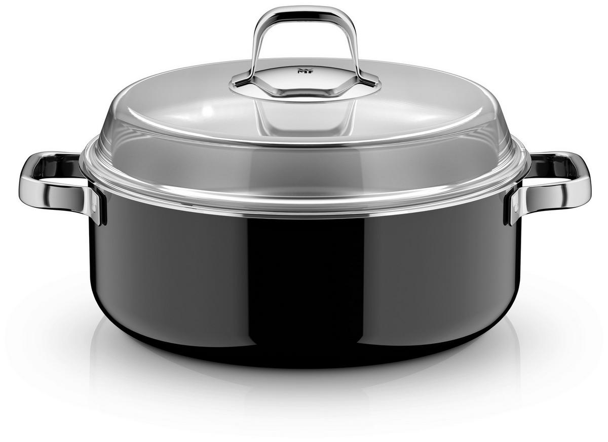 SCHMORTOPF Fusiontec® Mineral Pro 5,9 L  - Schwarz Hochglanz, Basics, Metall (28cm) - WMF