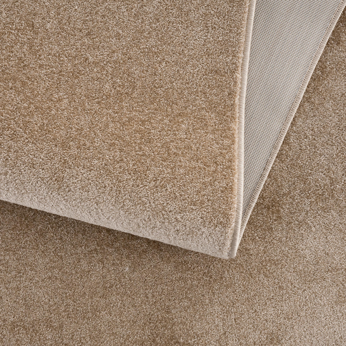 LÄUFER 80/200 cm Uni Beige  - Beige, LIFESTYLE, Kunststoff/Textil (80/200cm)