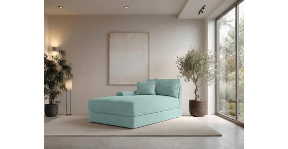 BIGSOFA Cord Salbeigrün  - Salbeigrün/Schwarz, MODERN, Kunststoff/Textil (117/93/190cm) - Carryhome