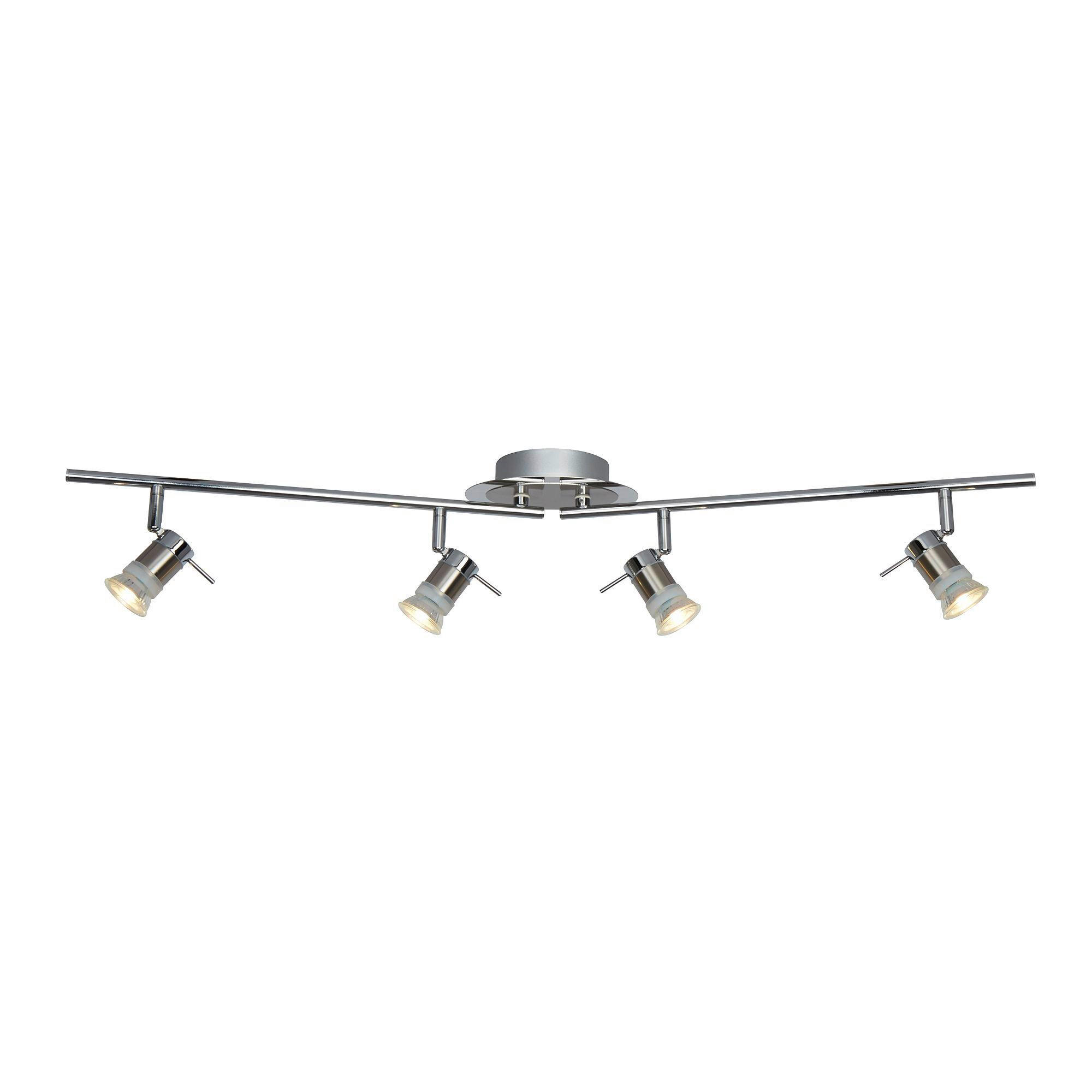 Searchlight Strahler Aries Silber 16x12x90 cm
