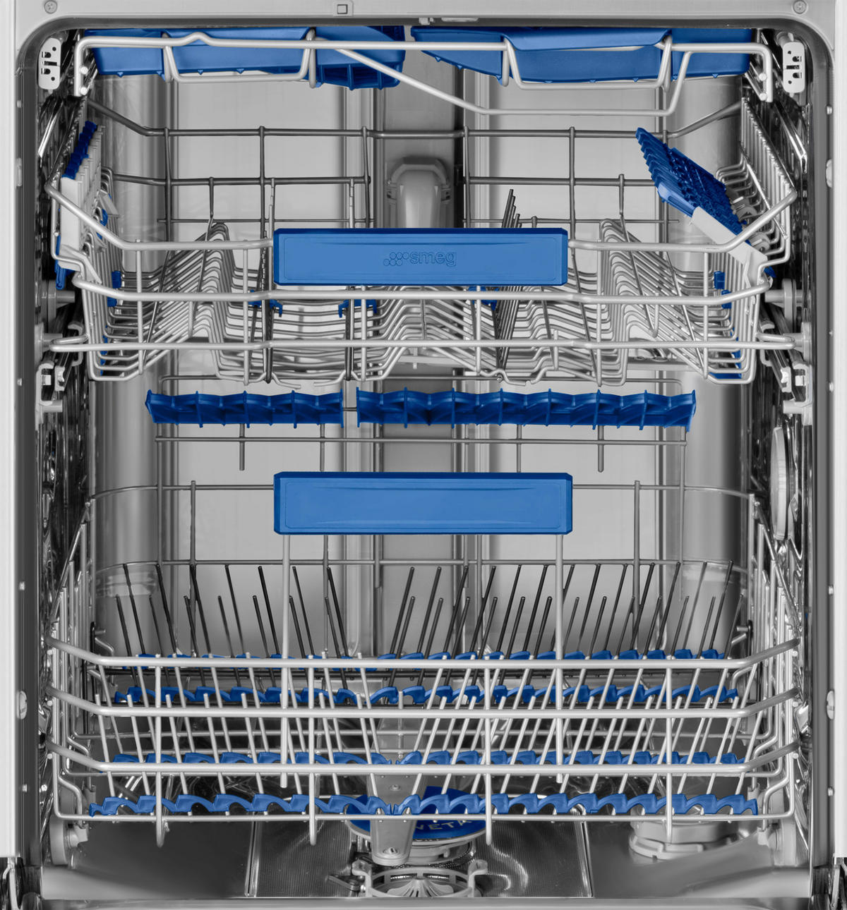 GESCHIRRSPÜLER STL323BQLDE  - Edelstahlfarben, Basics, Metall (59,8/81,8/54,5cm) - SMEG