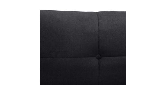 SCHLAFSOFA in Samt Schwarz  - Schwarz, KONVENTIONELL, Holz/Textil (220/95/98cm) - Carryhome