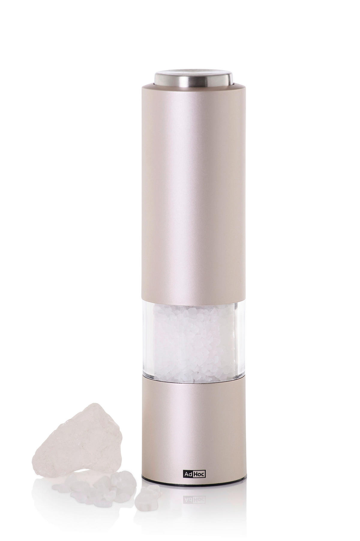 SALZ- ODER PFEFFERMÜHLE EMILL  - Hellgrau, Design, Keramik/Kunststoff (5/21,5cm) - AdHoc