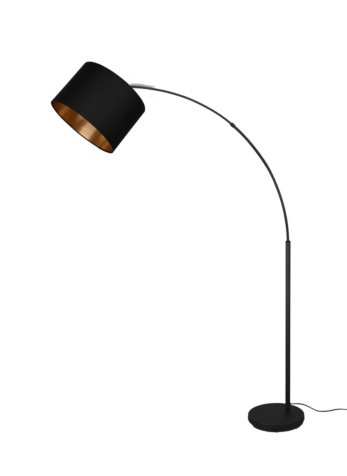 SVJETILJKA PODNA Bolivia  - zlatne boje/crna, Lifestyle, metal/tekstil (35/171cm)