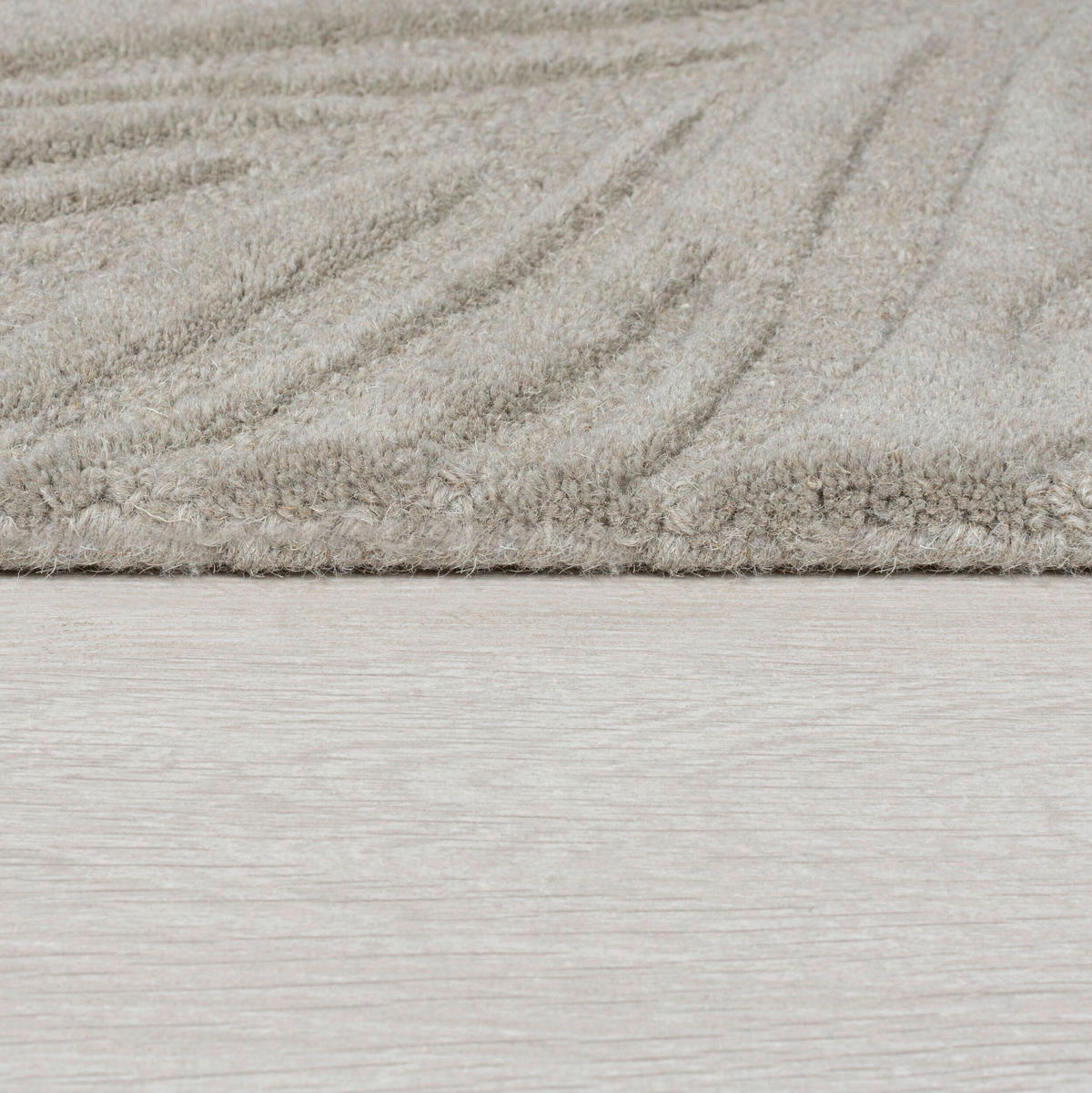 WOLLTEPPICH 160/160 cm Solace Grau  - Grau, Basics, Textil (160/160cm) - Xora