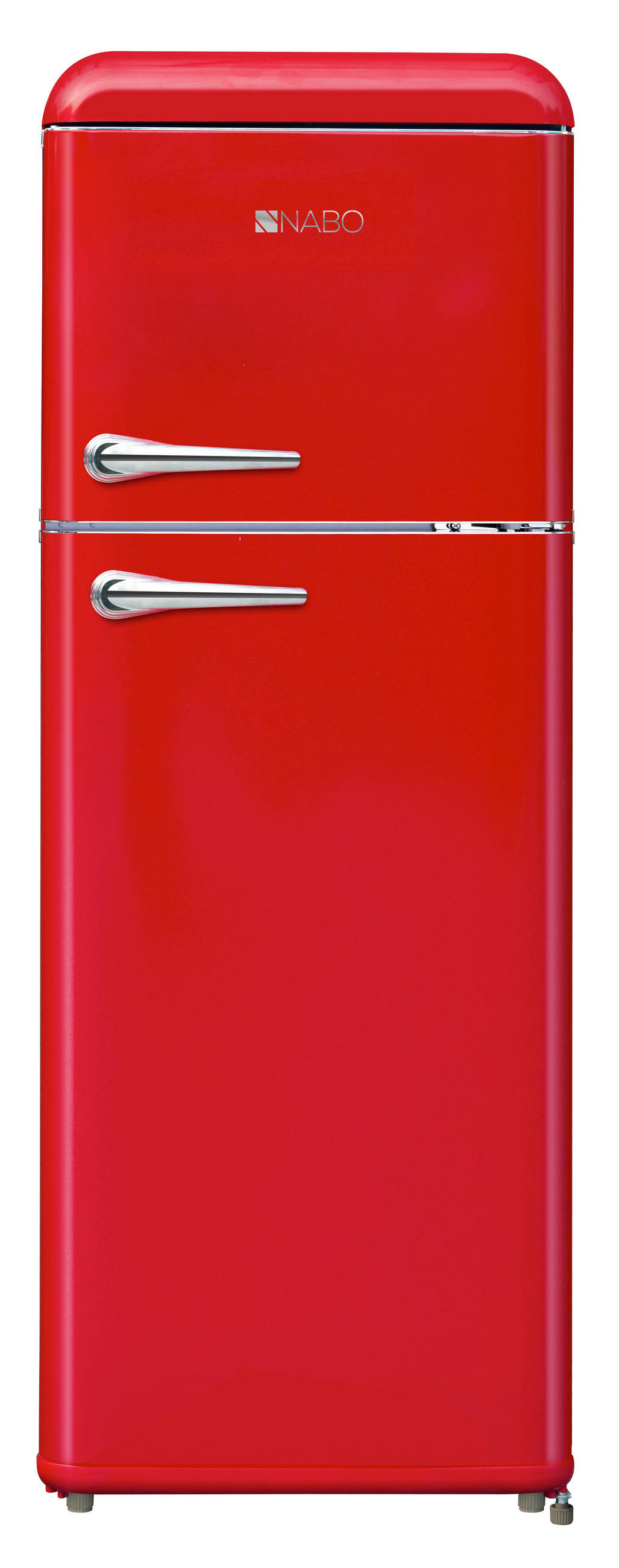 KÜHL-GEFRIER-KOMBINATION KGR 3020  - Rot, Basics, Metall (54/147/58cm) - Nabo