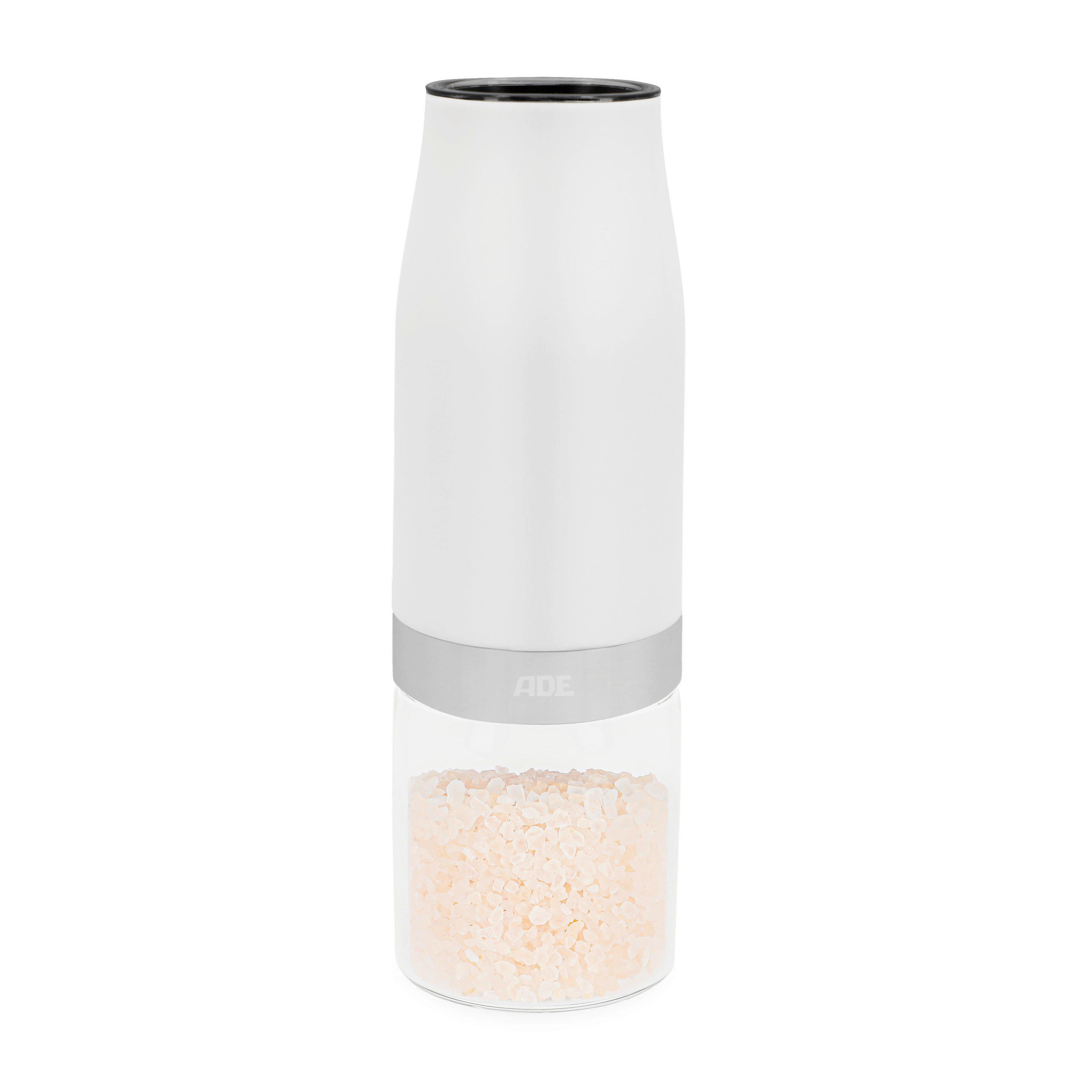 ELEKTR. SALZ-/PFEFFERMÜHLE  - Weiß, Basics, Glas/Keramik (6/6/18,3cm) - ADE