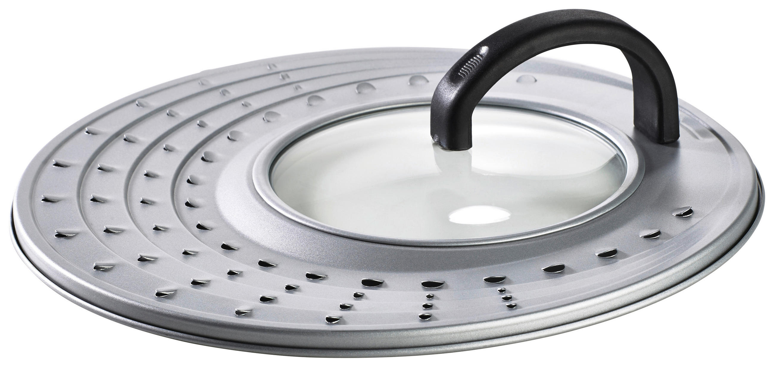 SPRITZSCHUTZ - Silberfarben, Basics, Glas/Metall (31cm) - Boxxx